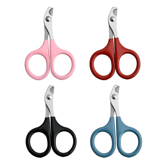 KFX-7491389 Stainless Steel Pet Nail Clipper for Small and Medium Dogs and Cats – Various Colors Available