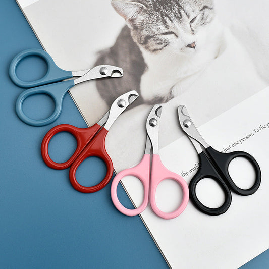 KFX-7491389 Stainless Steel Pet Nail Clipper for Small and Medium Dogs and Cats – Various Colors Available