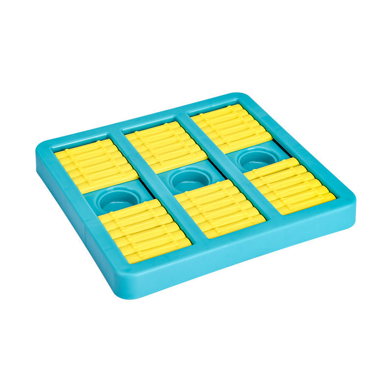 KFX-7494205 Interactive Dog Puzzle Toy - Anti-Boredom Educational Activity for Dogs - Lake Blue and Green