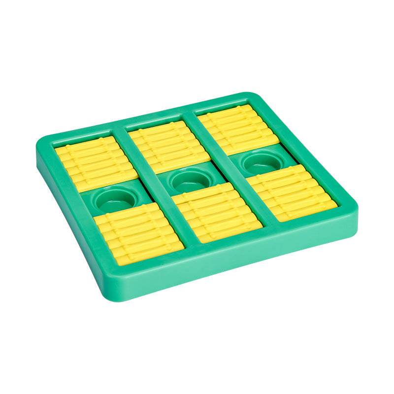 KFX-7494205 Interactive Dog Puzzle Toy - Anti-Boredom Educational Activity for Dogs - Lake Blue and Green