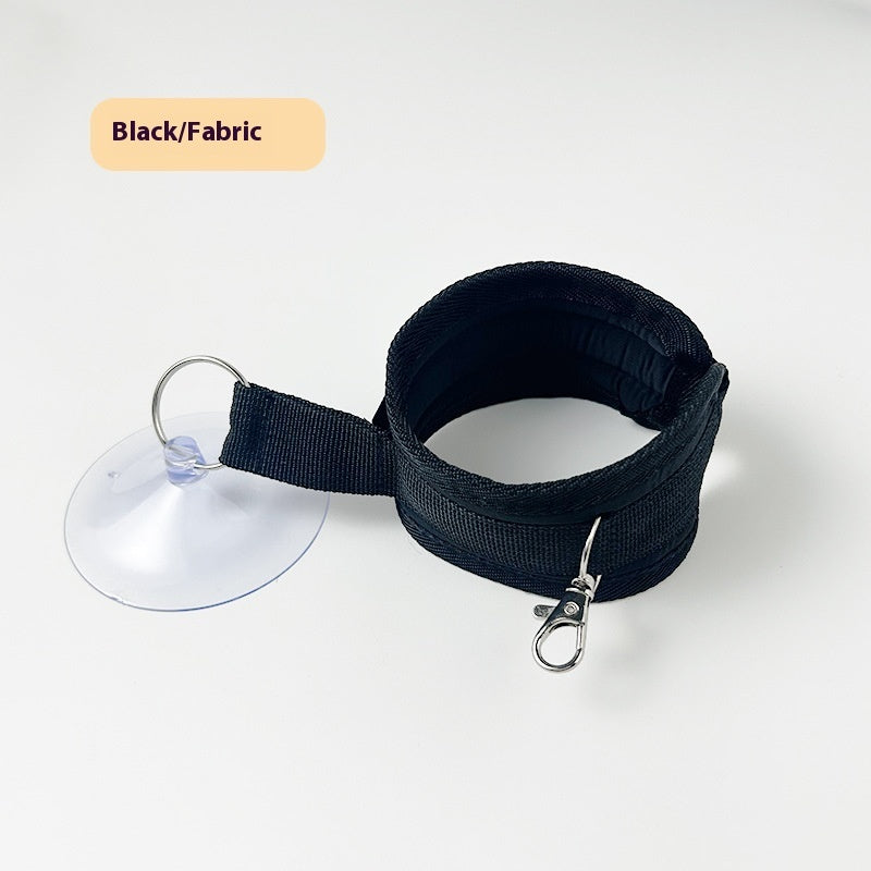 KFX-7498813 Thickened Nylon Cat Bath Holder for Pet Grooming and Nail Cleaning - Available in Black, Beige, and Gray