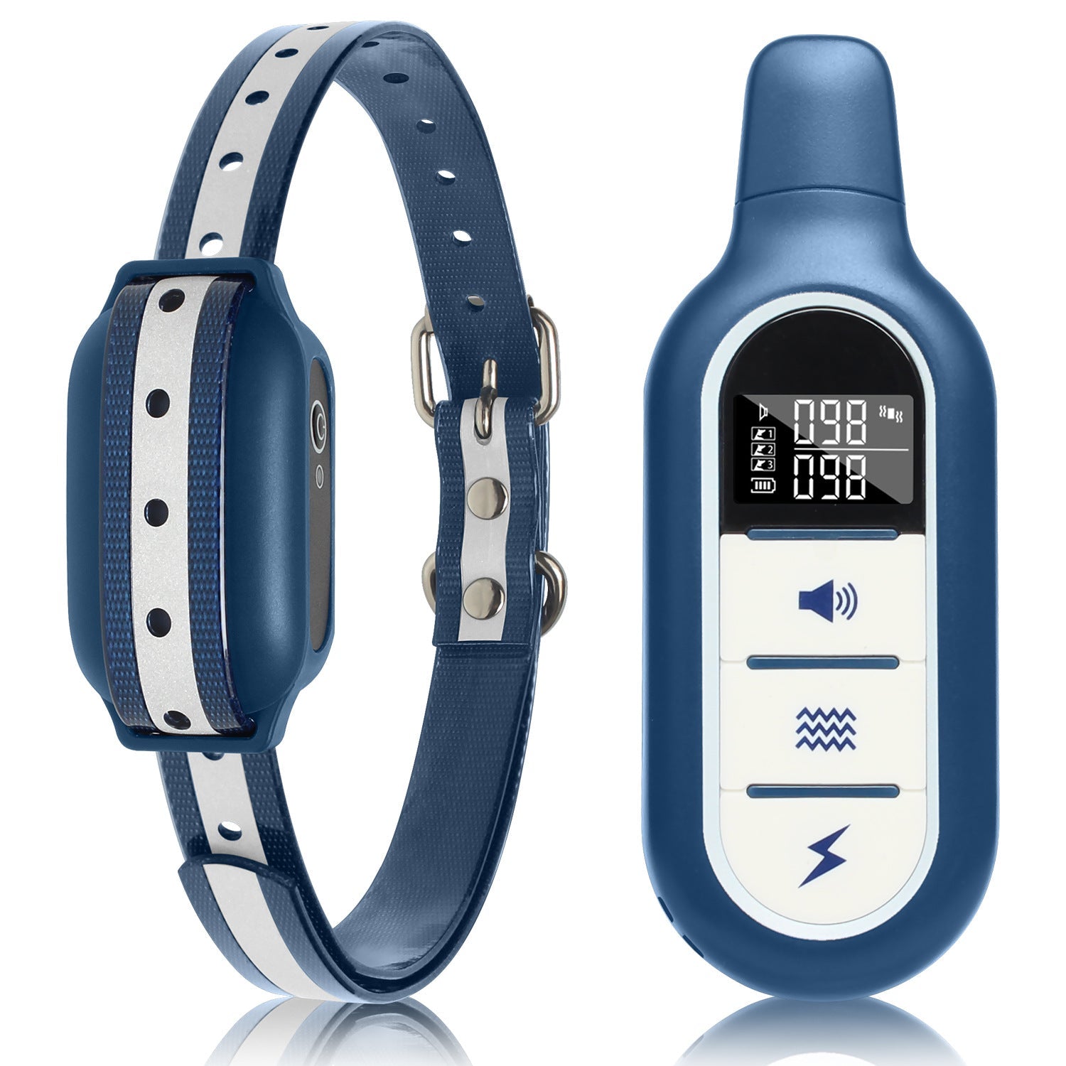 KFX-7502397 Remote Control Dog Trainer with Vibration and Shock Function, ABS Material Collar