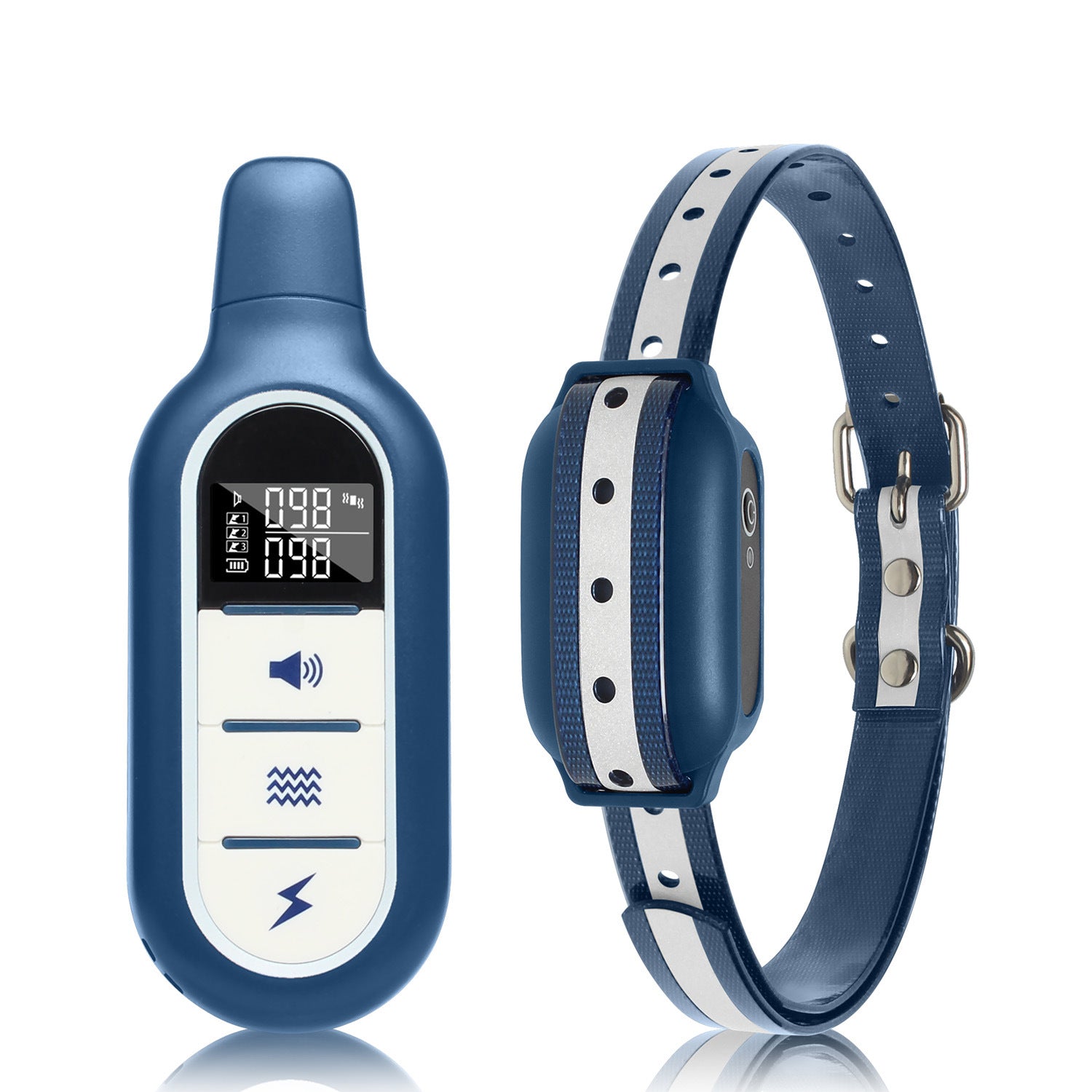 KFX-7502397 Remote Control Dog Trainer with Vibration and Shock Function, ABS Material Collar