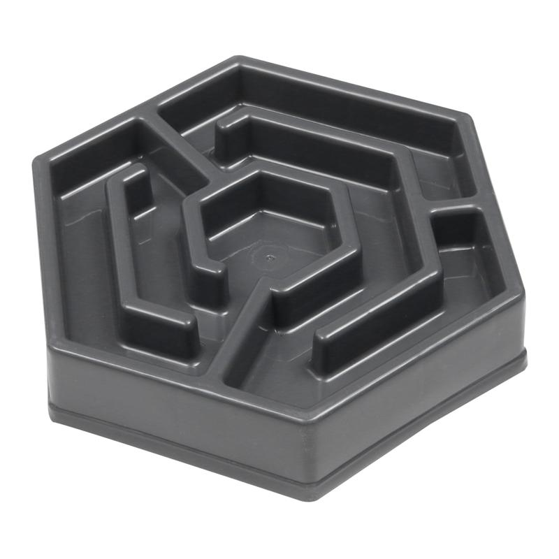 KFX-7505085 Pet Slow Feeder Bowl for Dogs and Cats - Durable Resin Design to Promote Slow Eating