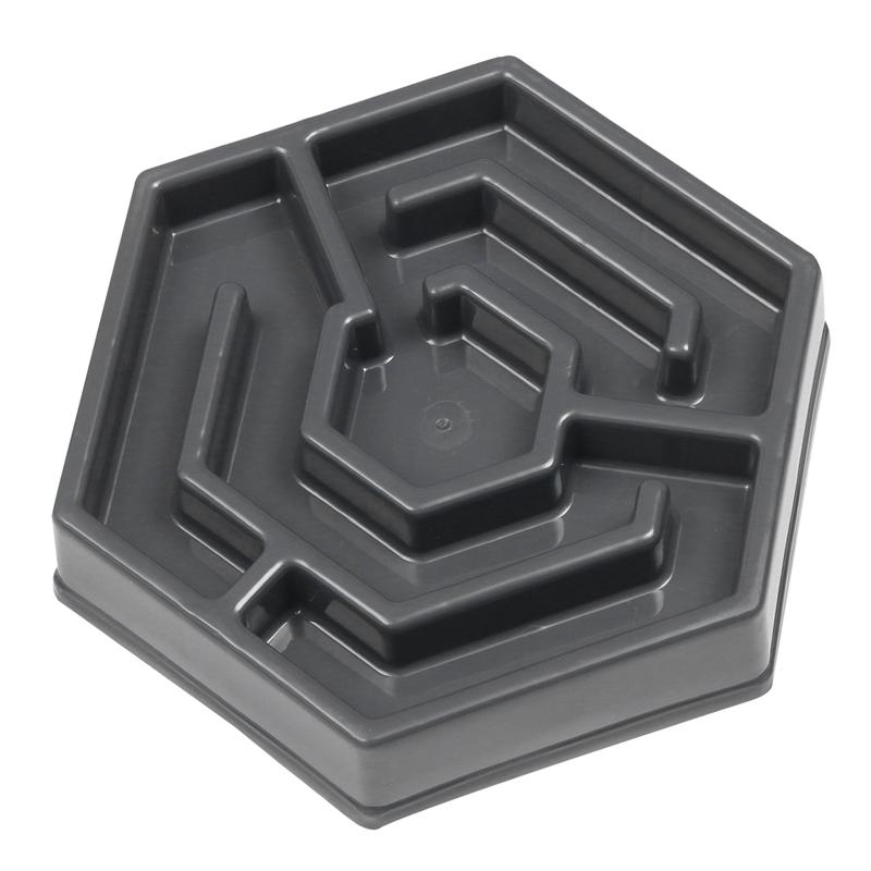 KFX-7505085 Pet Slow Feeder Bowl for Dogs and Cats - Durable Resin Design to Promote Slow Eating