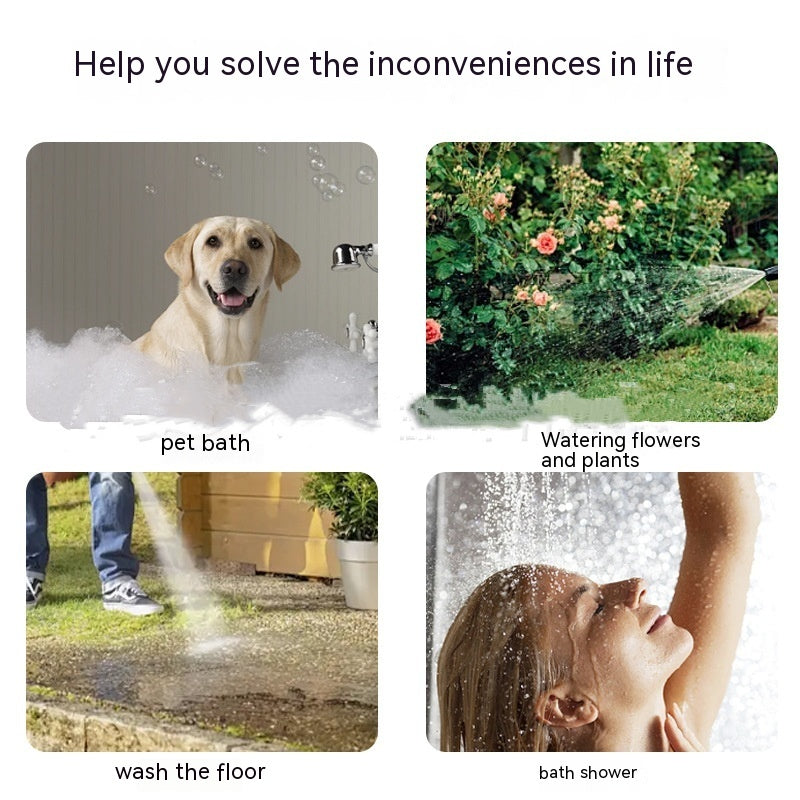 KFX-7506749 Pet Shower Nozzle for Convenient Bathing of Dogs and Cats, Easy to Use and Install