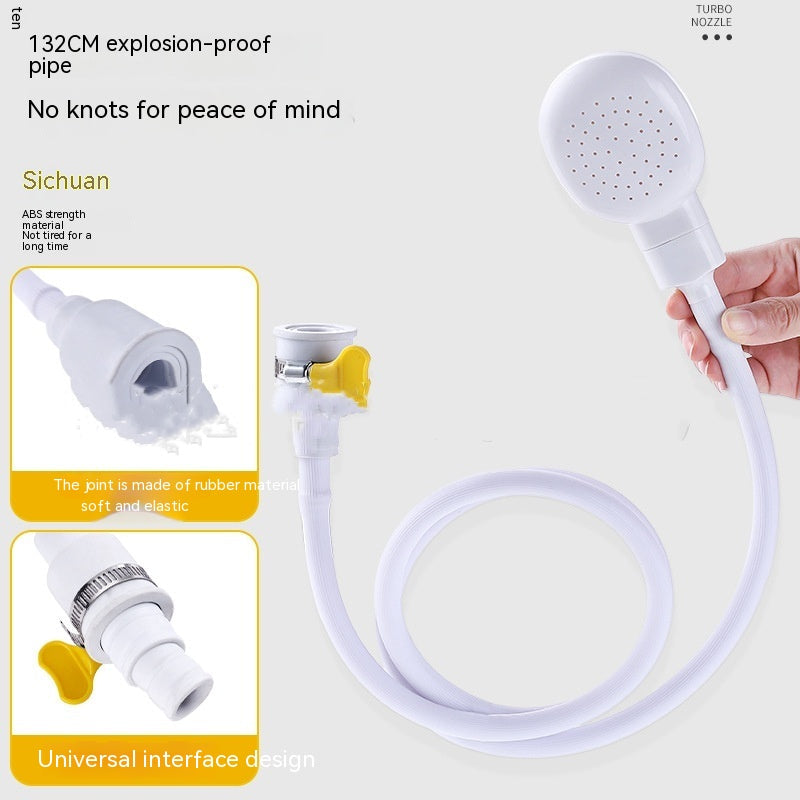 KFX-7506749 Pet Shower Nozzle for Convenient Bathing of Dogs and Cats, Easy to Use and Install