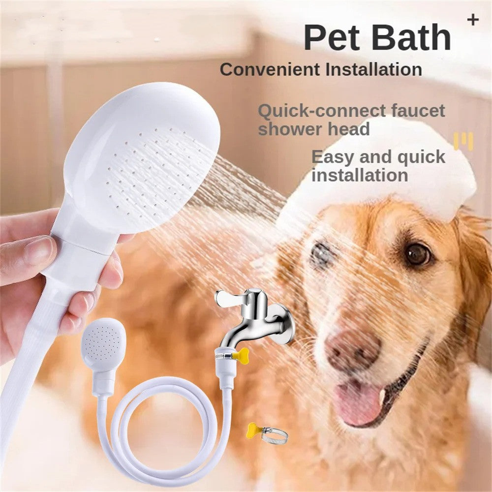 KFX-7506749 Pet Shower Nozzle for Convenient Bathing of Dogs and Cats, Easy to Use and Install