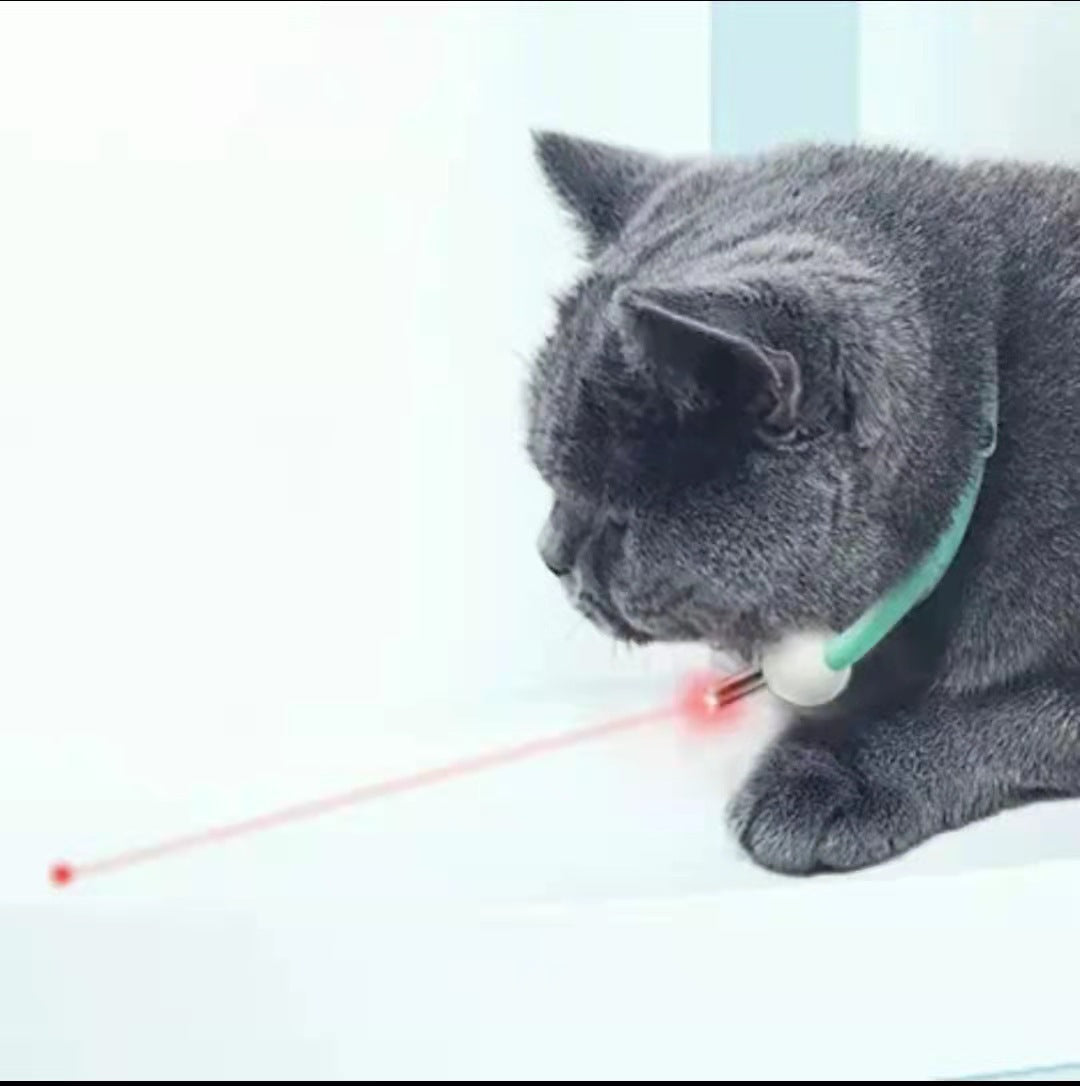 KFX-7506877 Automatic Cat Laser Teaser Toy - Infrared Light Pen for Cats - Interactive Pet Play Device
