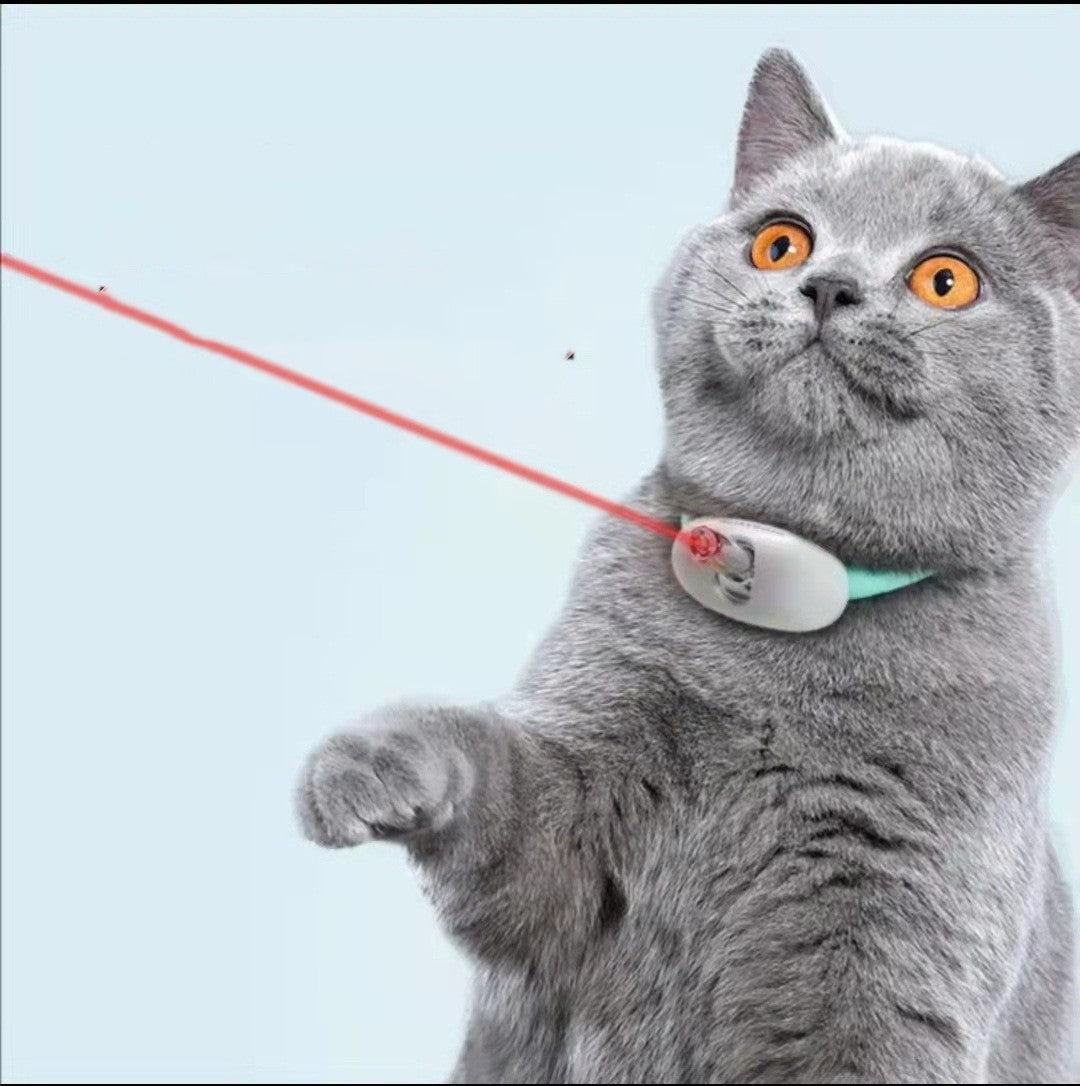 KFX-7506877 Automatic Cat Laser Teaser Toy - Infrared Light Pen for Cats - Interactive Pet Play Device