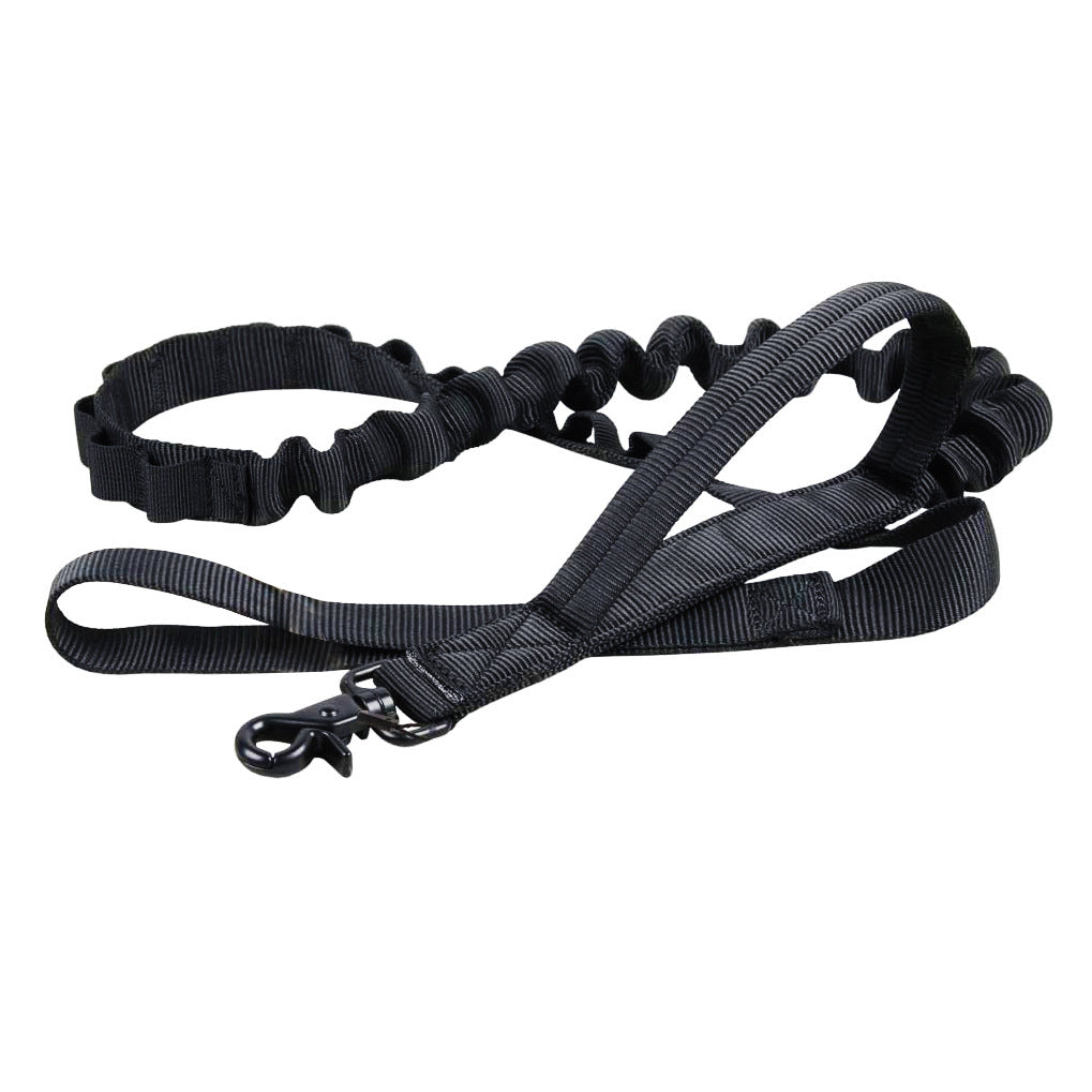 KFX-7508669 Portable Nylon Pet Leash for Running and Traction - Multi-Color Options, 1.4m to 2.0m Stretching Length