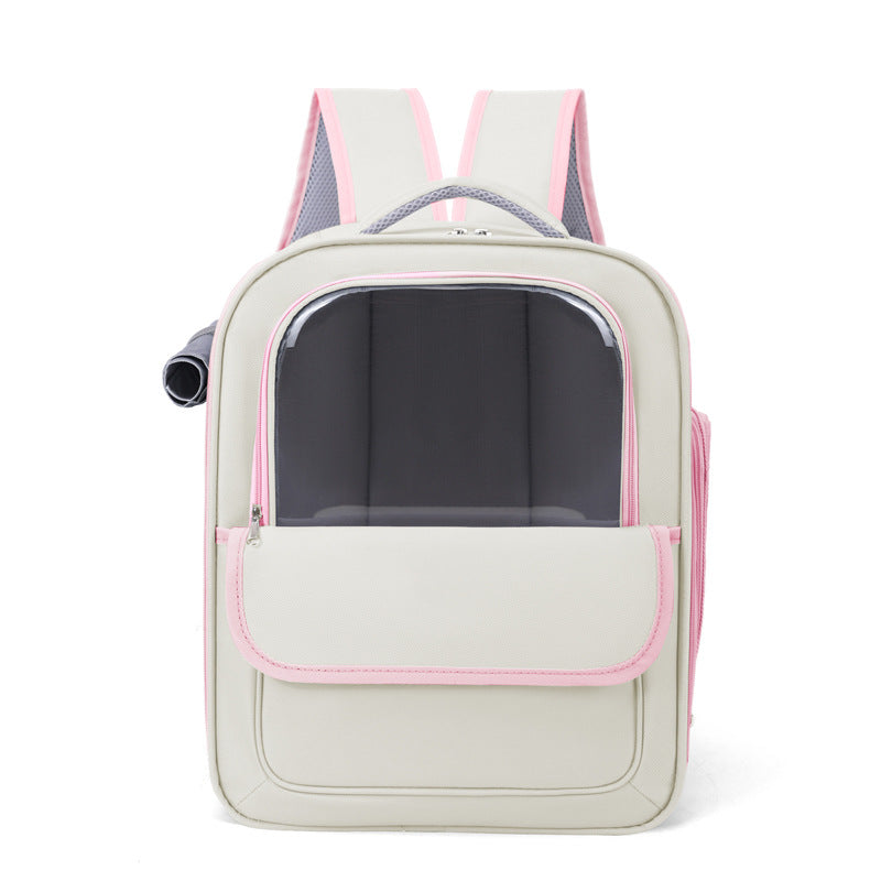 KFX-7511101 Large Wear-Resistant Solid Color Cat Diaper Bag in Pink, Yellow, Green, Gray, and Black