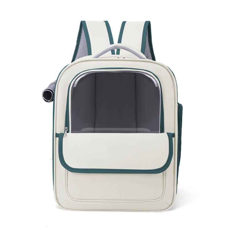 KFX-7511101 Large Wear-Resistant Solid Color Cat Diaper Bag in Pink, Yellow, Green, Gray, and Black