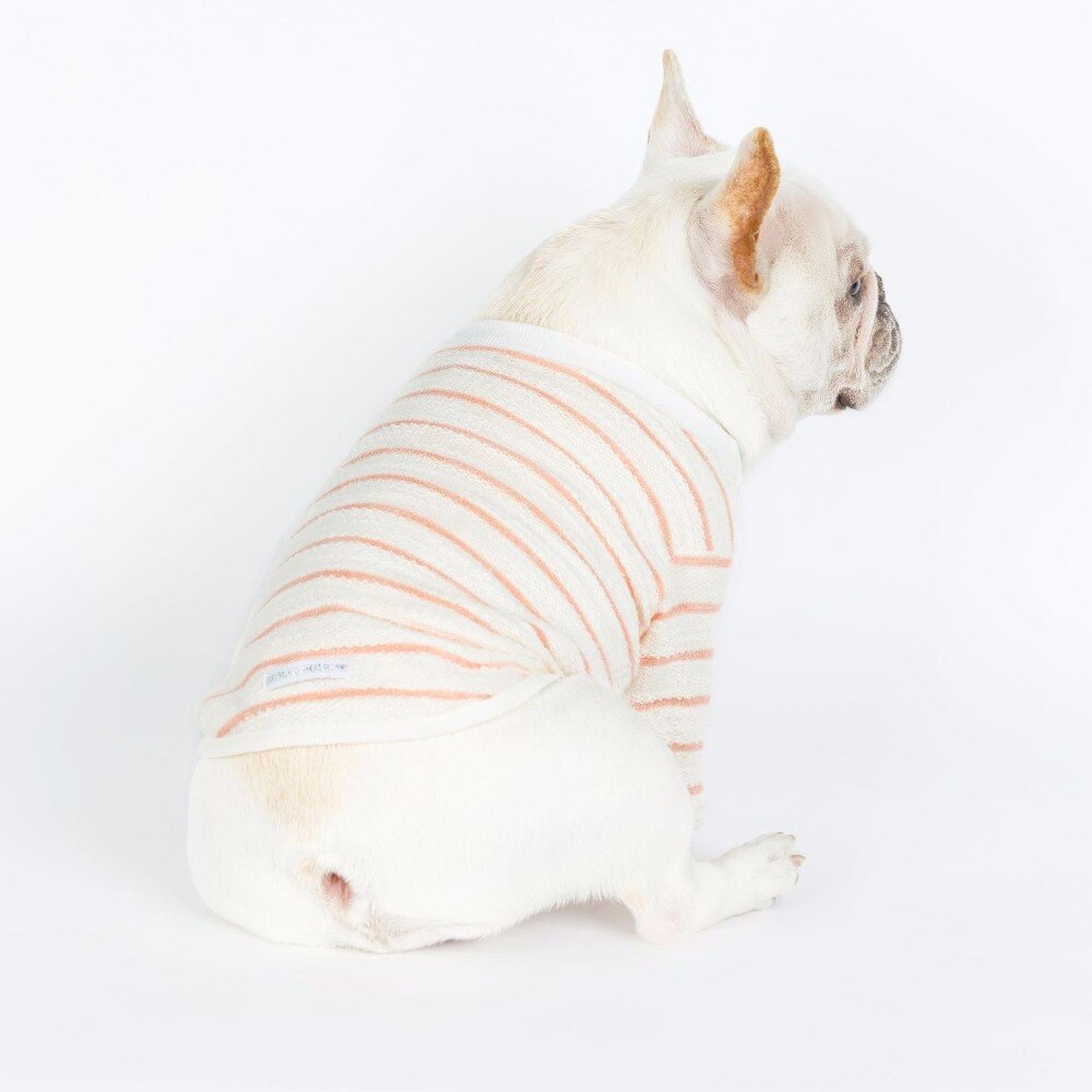 KFX-7513021 Cozy Cotton French Bulldog Clothes - Size Adjustable Pet Apparel
