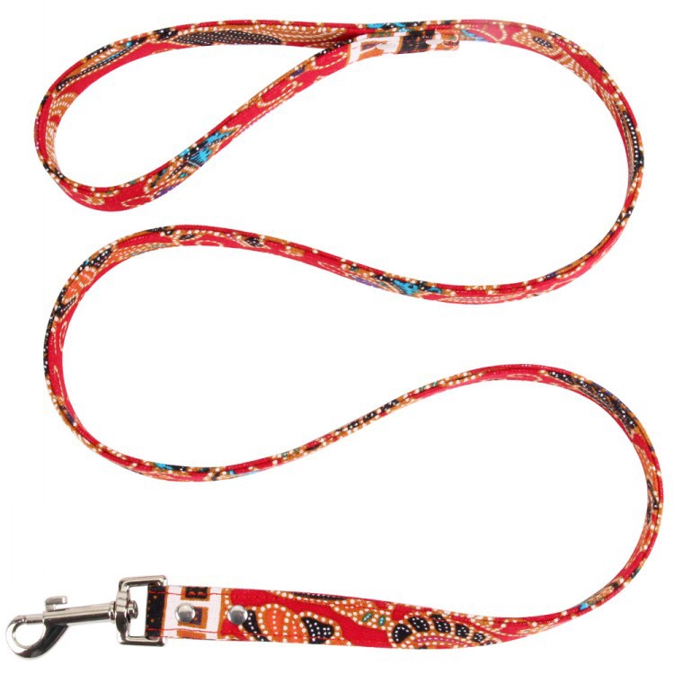 KFX-7514429 Japanese Style Cotton Dog Rope Collar with 360° Rotating Alloy Hook - Available in Multiple Colors