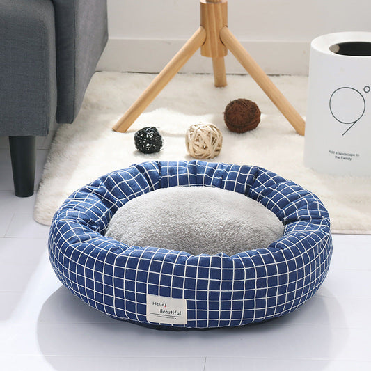 KFX-7514685 Flax Tart Pet Nest for Cozy Comfort - Versatile Designs in Multiple Colors and Sizes