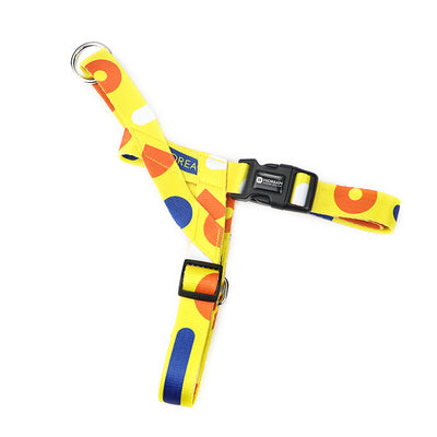 KFX-7519677 Durable Nylon Cat Chest Strap with Soft Polyester Leash for Comfortable Control