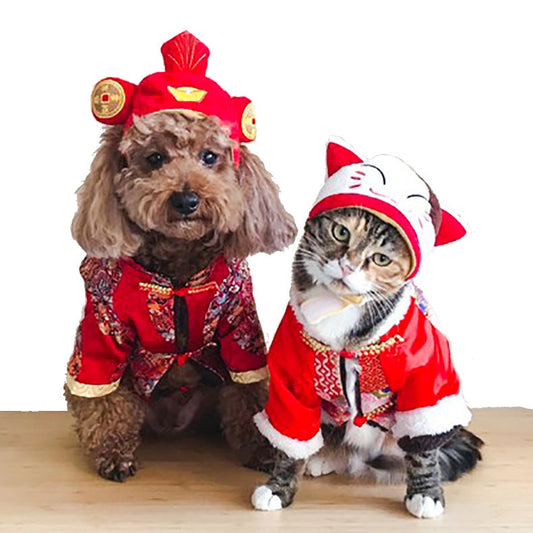 KFX-7520957 Adorable Sunflower Cat Headdress Wig for Pets - Cute Dress-Up Hat for Halloween and Seasonal Celebrations