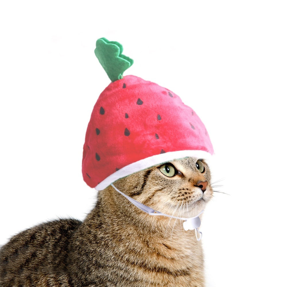 KFX-7520957 Adorable Sunflower Cat Headdress Wig for Pets - Cute Dress-Up Hat for Halloween and Seasonal Celebrations