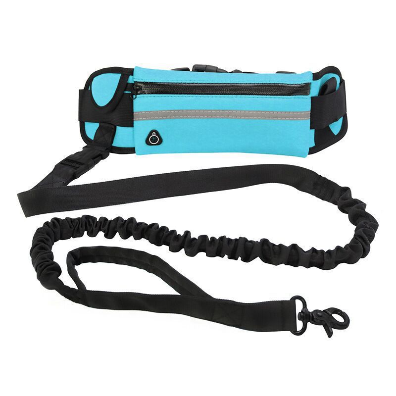 KFX-7525949 Nylon Pet Purse Leash for Comfortable Dog Walking - Adjustable Waist Bag and Traction Rope Combo