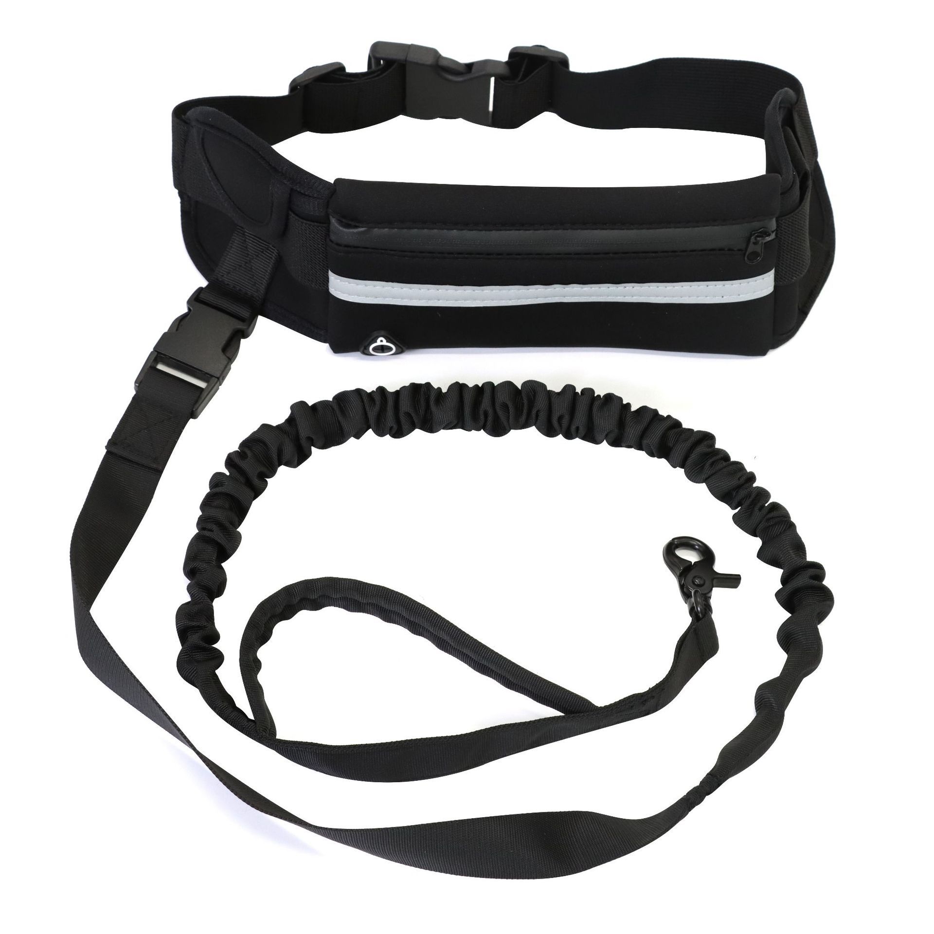 KFX-7525949 Nylon Pet Purse Leash for Comfortable Dog Walking - Adjustable Waist Bag and Traction Rope Combo