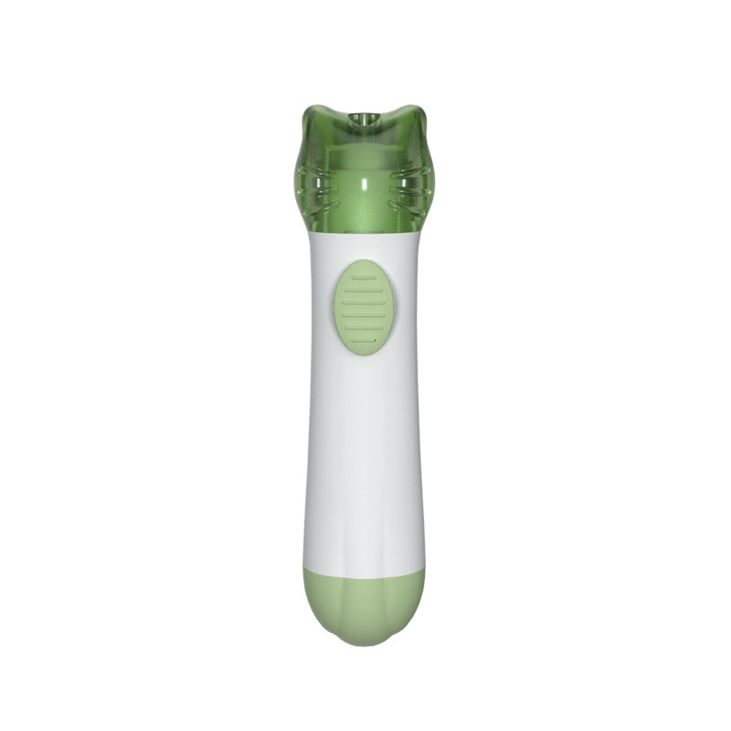 KFX-7526973 Plastic Cat Face Infrared Modeling Pen with Battery and Screwdriver - Blue, Green, Coffee