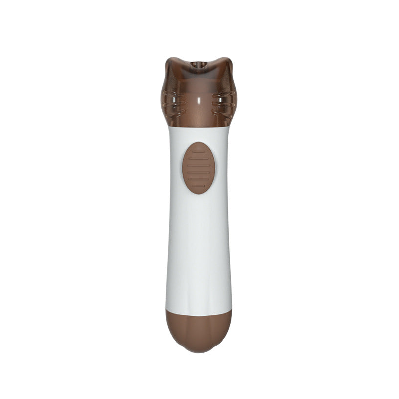 KFX-7526973 Plastic Cat Face Infrared Modeling Pen with Battery and Screwdriver - Blue, Green, Coffee