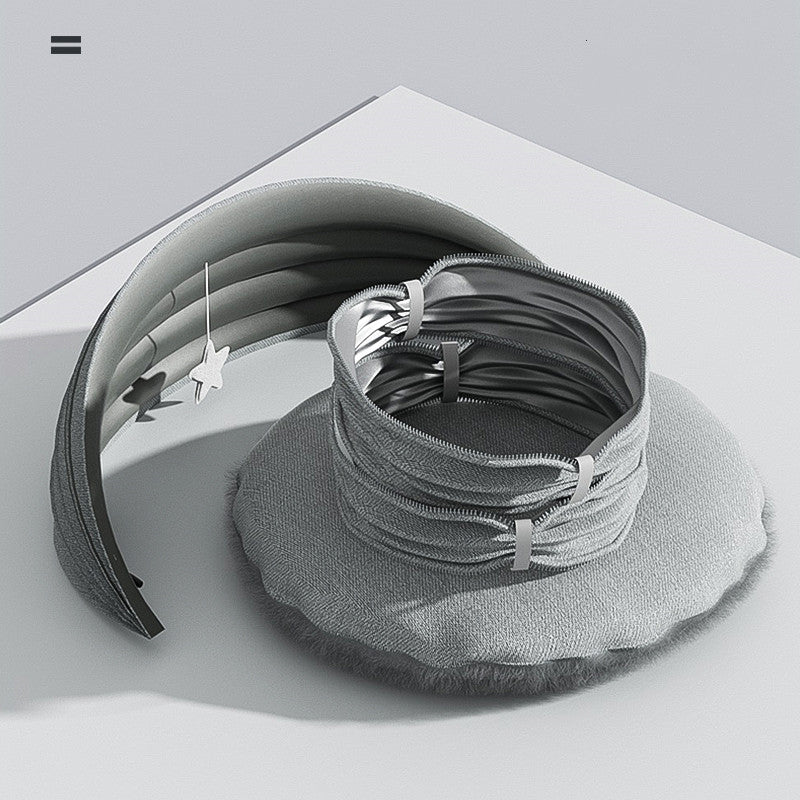 KFX-7531197 Foldable Cat Tunnel Nest with Summer Ice Nest, Removable & Washable, Cool & Breathable Design