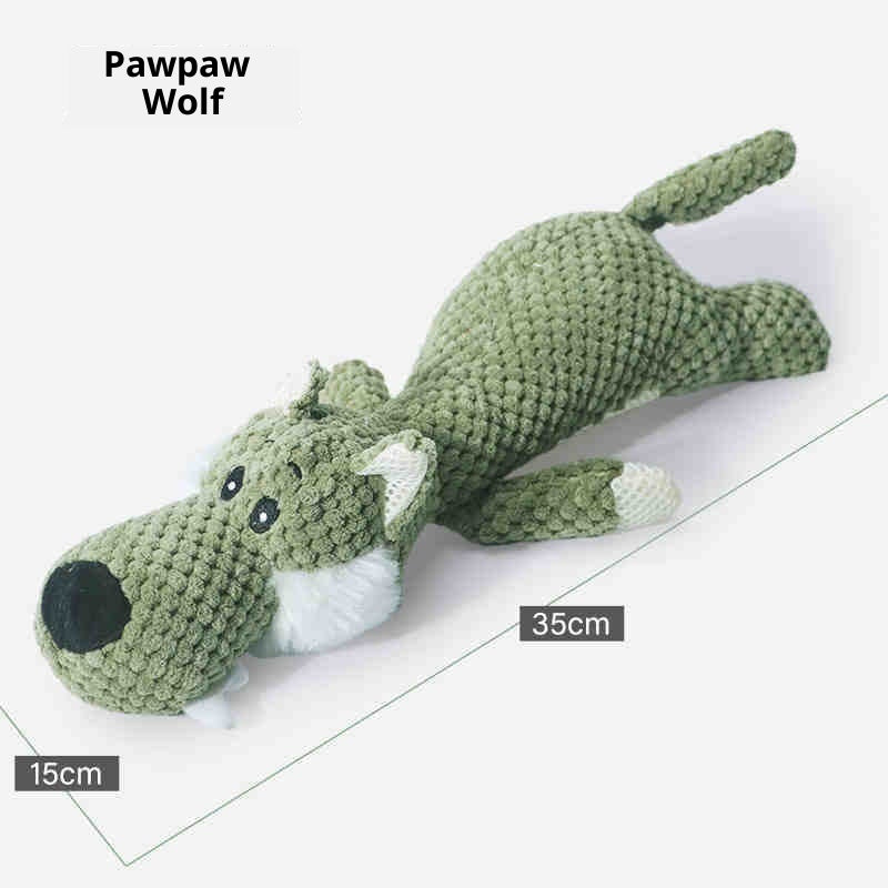 KFX-7532733 Cuddle-Friendly Lying Lion Sounding Toy for Dogs and Cats, 28CM Pineapple Wool
