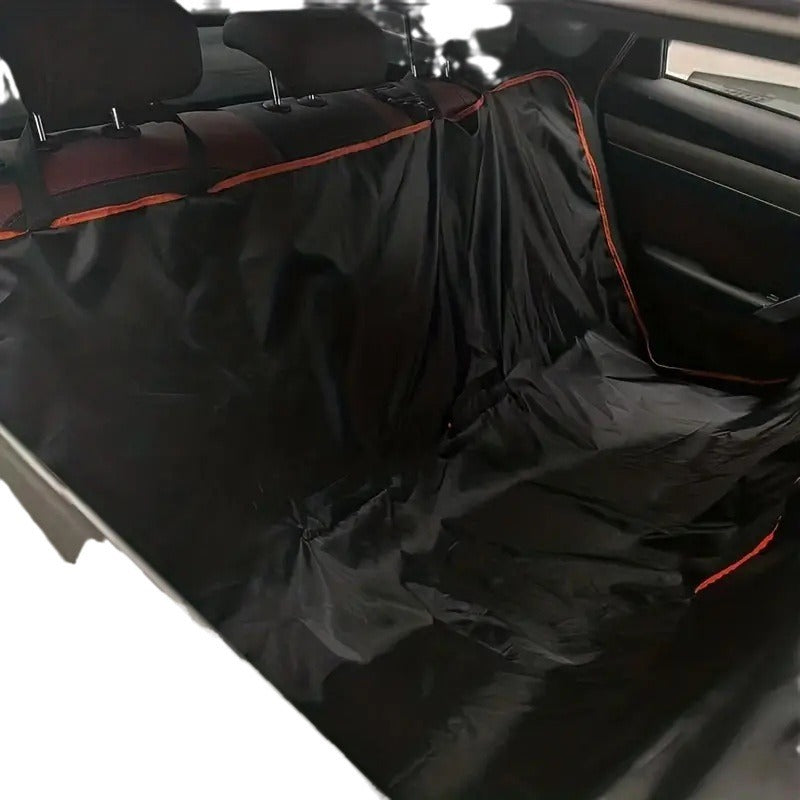 KFX-7533757 Car Rear Pet Anti-Fouling Cushion – Adjustable Fabric Pad for Dogs