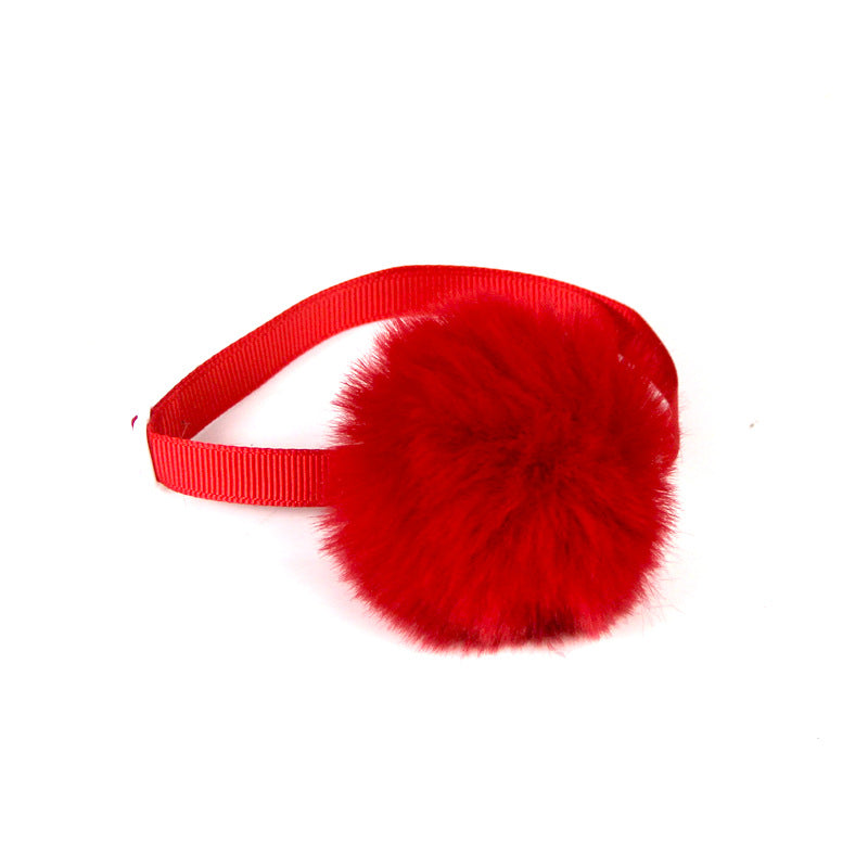 KFX-7534141 Adjustable 20-36CM Dot Bow Pet Accessory in 15 Color Options