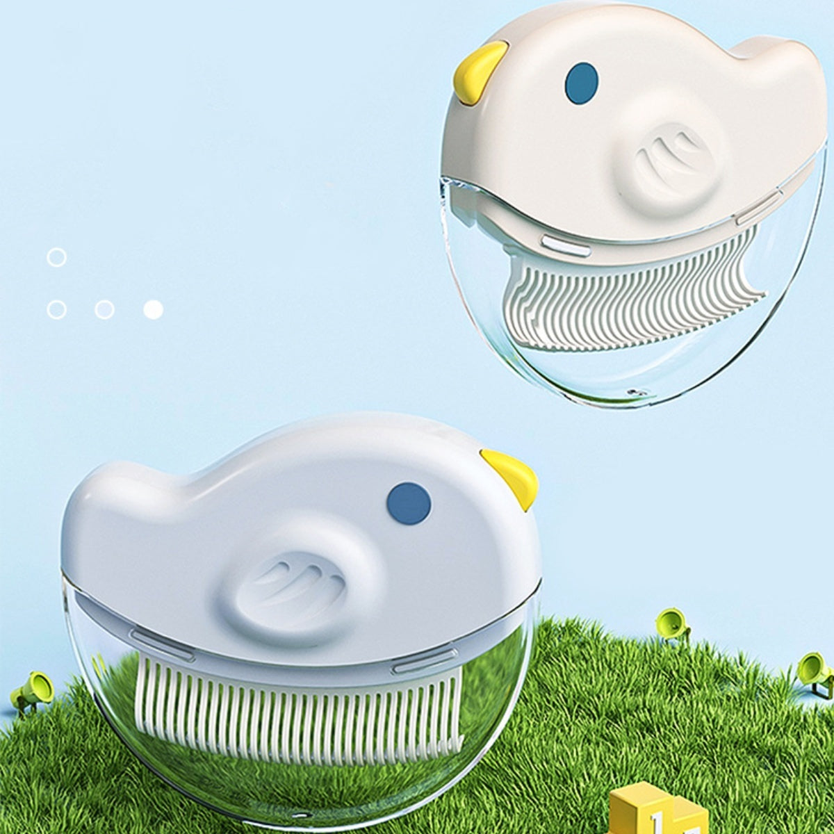 KFX-7539133 Small Pet Massage Brush for Cats and Dogs to Remove Loose Hair