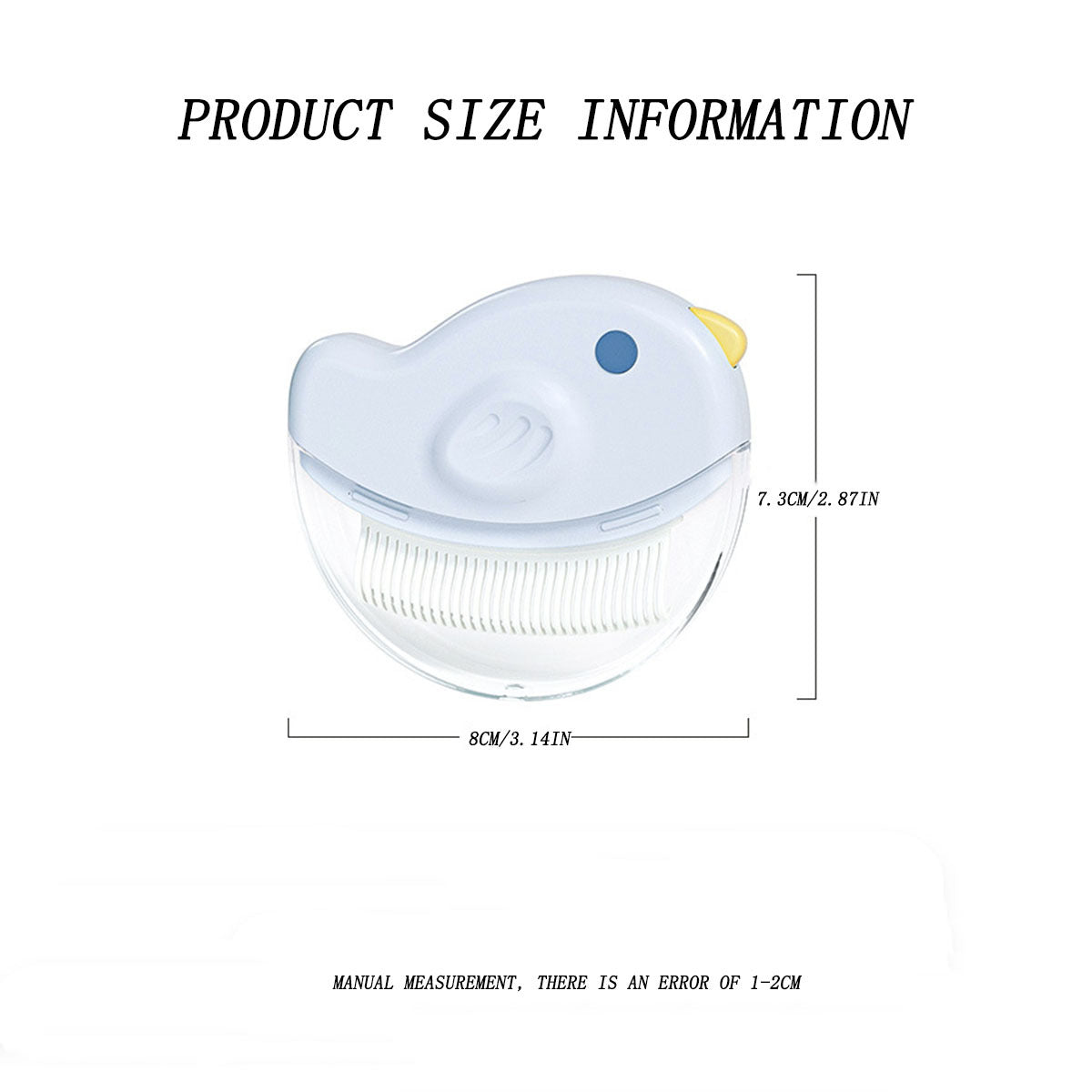 KFX-7539133 Small Pet Massage Brush for Cats and Dogs to Remove Loose Hair
