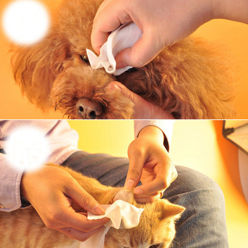 KFX-7539517 Gentle Pet Wipes for Claw Cleaning - 100 Count, 15x20cm