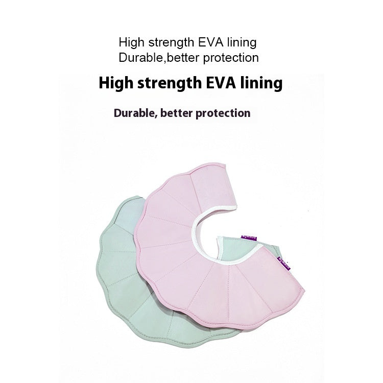 KFX-7539645 Pink and Green Pet Postoperative Wound Collar - Anti-Scratch and Licking, 1 Size S/M/L/XL