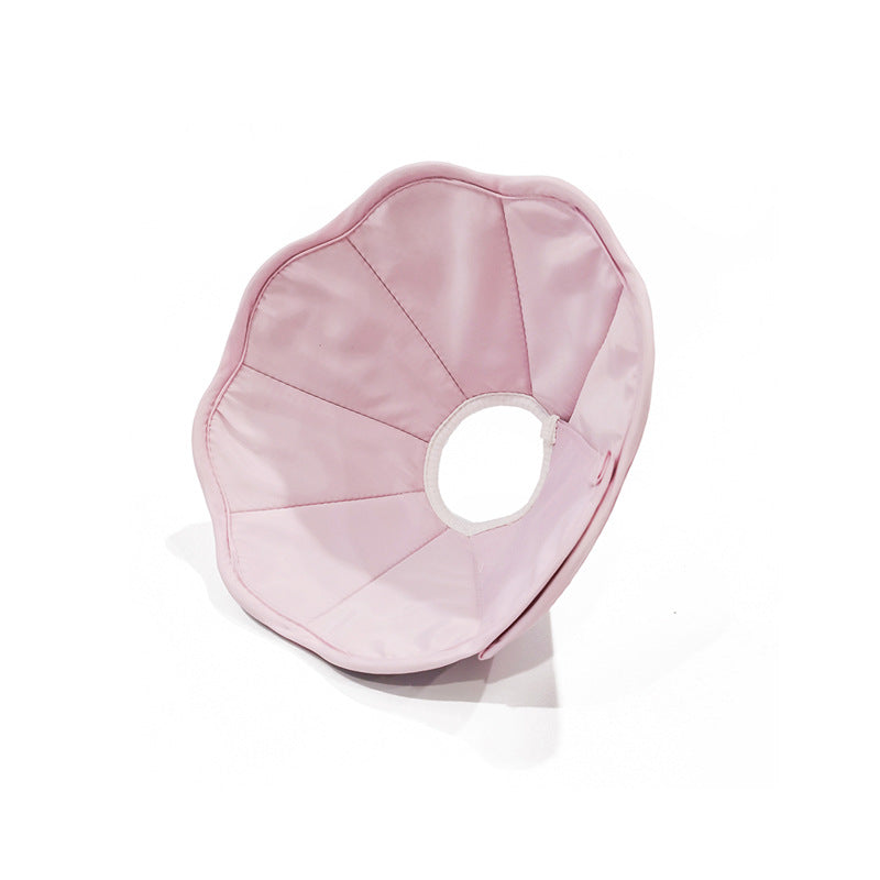 KFX-7539645 Pink and Green Pet Postoperative Wound Collar - Anti-Scratch and Licking, 1 Size S/M/L/XL