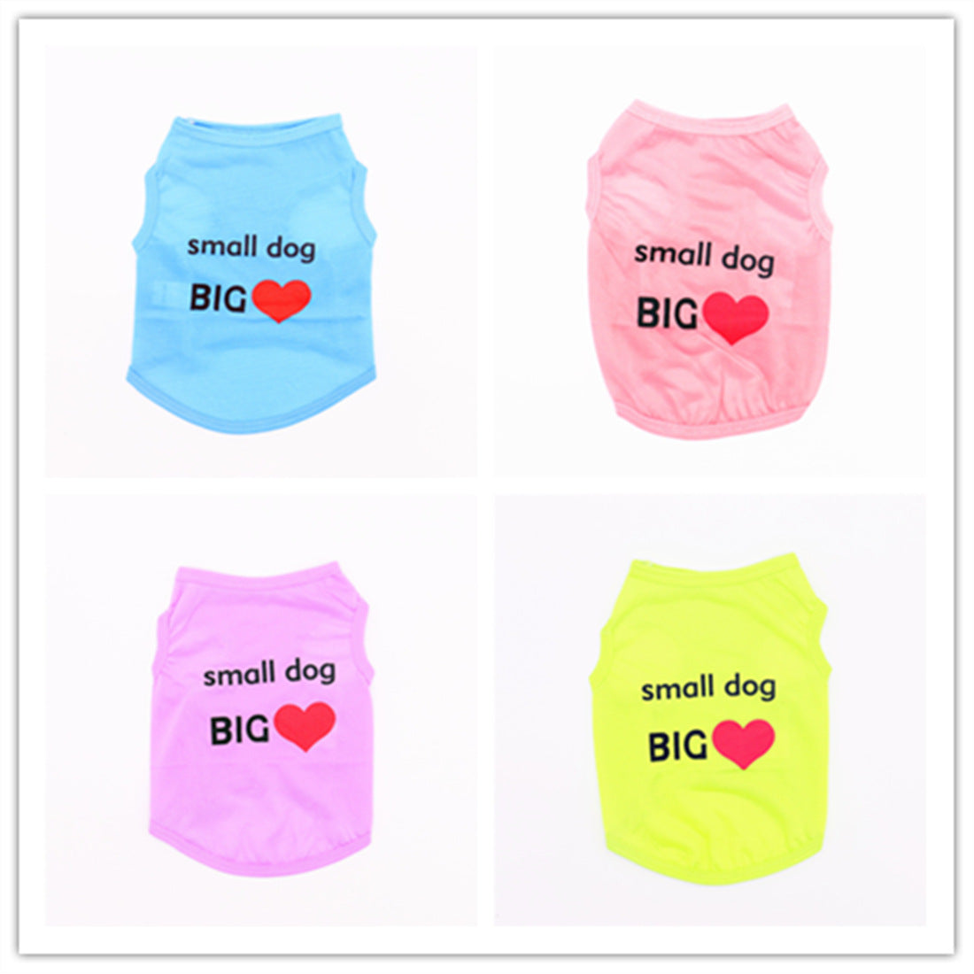 KFX-7540029 Cool Summer Dog Vest - Breathable Polyester for Pets in Blue, Green, Pink, and Light Purple
