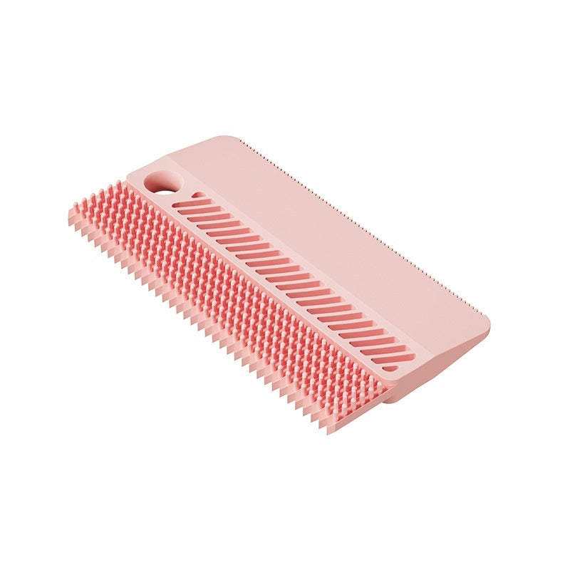 KFX-7543229 Double-Sided Soft Rubber Pet Hair Remover in Gray, Blue, Pink