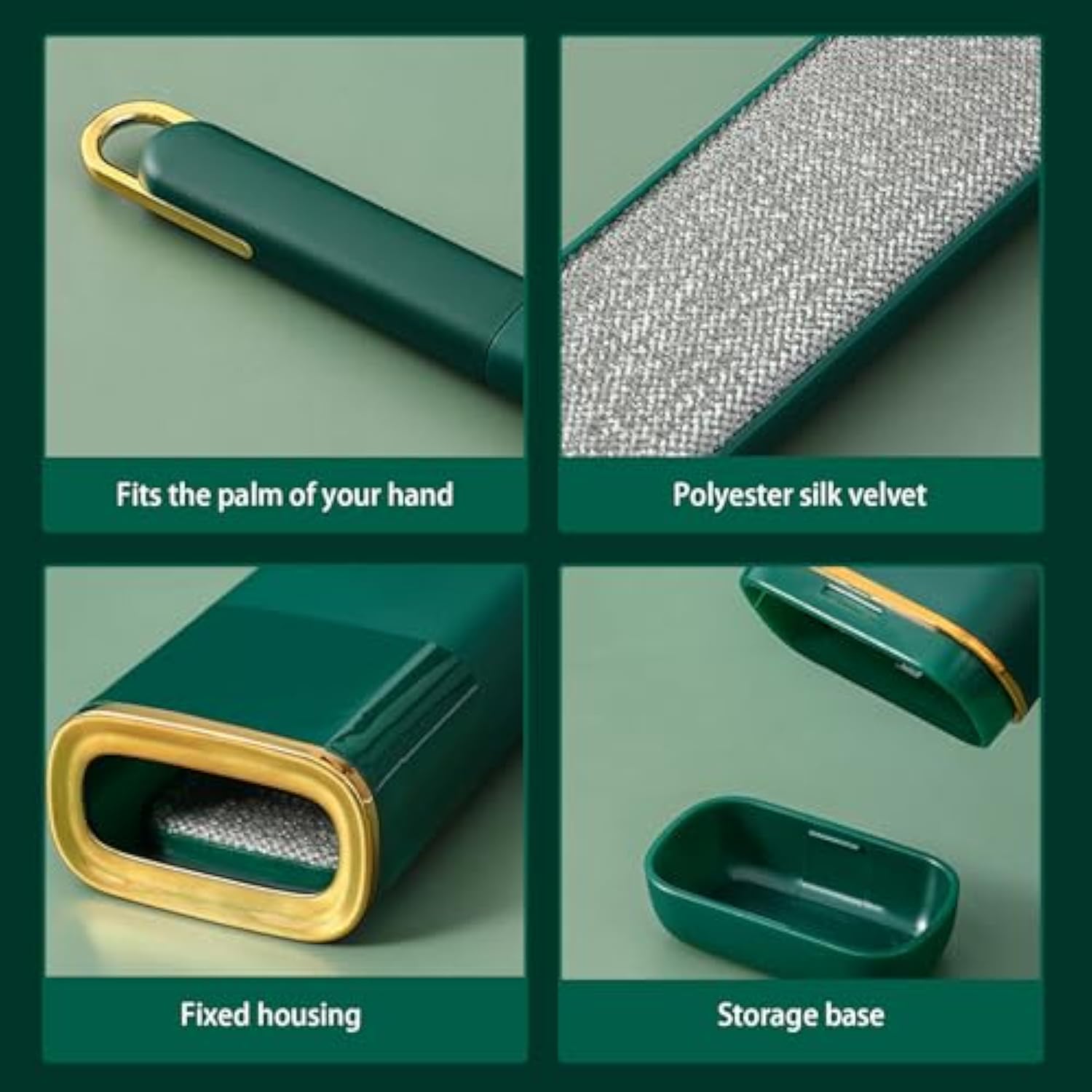 KFX-7544893 Double-Sided Self-Cleaning Pet Hair Remover Brush for Clothes and Furniture