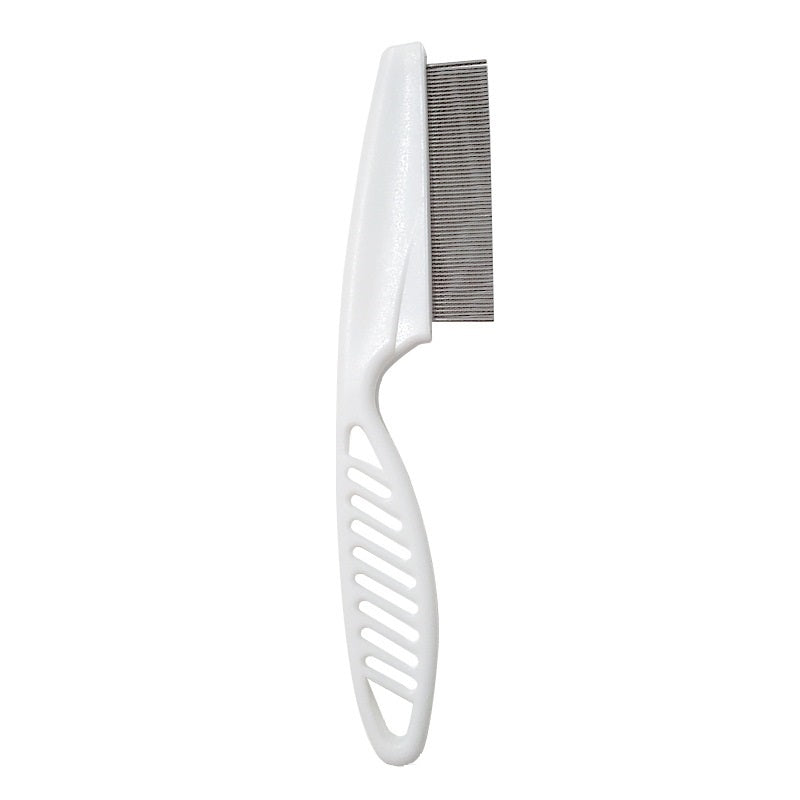 KFX-7548989 One-Click Pet Needle Comb for Dogs and Cats - Round Gray, Blue, Pink Options