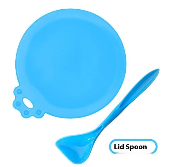 KFX-7549373 Three-in-One Silicone Pet Seal Cover with Spoon in Various Colors
