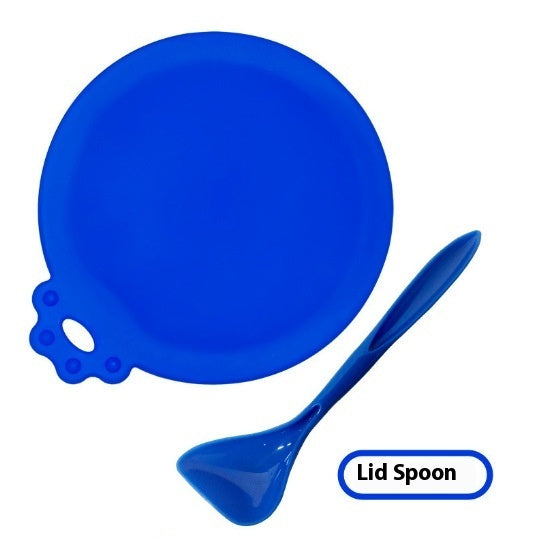 KFX-7549373 Three-in-One Silicone Pet Seal Cover with Spoon in Various Colors