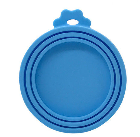KFX-7549373 Three-in-One Silicone Pet Seal Cover with Spoon in Various Colors