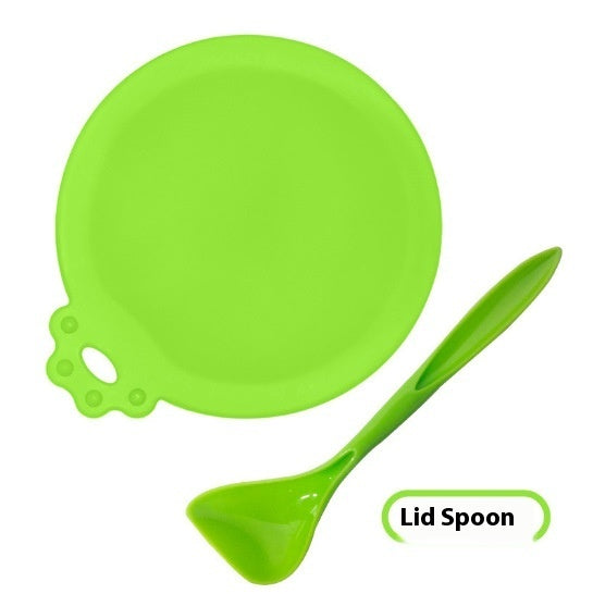 KFX-7549373 Three-in-One Silicone Pet Seal Cover with Spoon in Various Colors