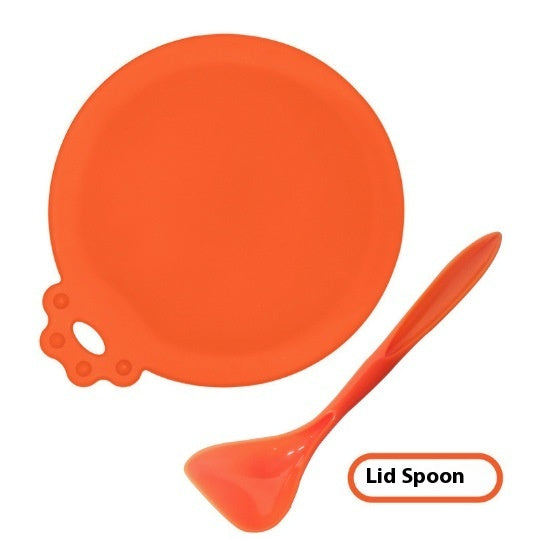 KFX-7549373 Three-in-One Silicone Pet Seal Cover with Spoon in Various Colors
