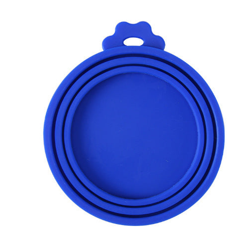 KFX-7549373 Three-in-One Silicone Pet Seal Cover with Spoon in Various Colors