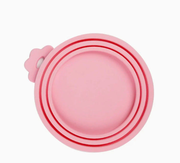 KFX-7549373 Three-in-One Silicone Pet Seal Cover with Spoon in Various Colors