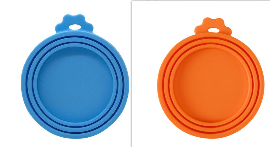 KFX-7549373 Three-in-One Silicone Pet Seal Cover with Spoon in Various Colors