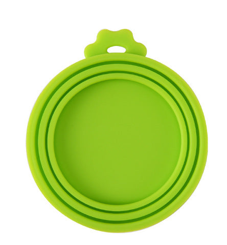 KFX-7549373 Three-in-One Silicone Pet Seal Cover with Spoon in Various Colors