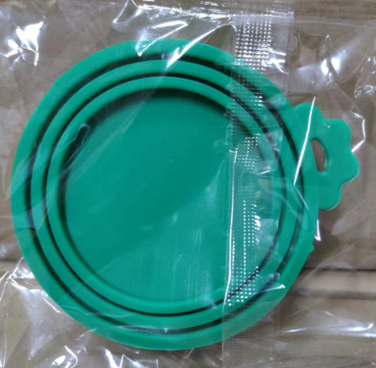 KFX-7549373 Three-in-One Silicone Pet Seal Cover with Spoon in Various Colors
